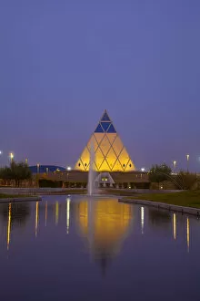 Images Dated 7th November 2011: Kazakhstan, Astana, Palace of Peace and Reconciliation pyramid designed by Sir Norman