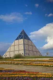Images Dated 30th November 2011: Kazakhstan, Astana, Palace of Peace and Reconciliation pyramid designed by Sir Norman