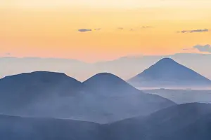 Southern Peninsula Prints: Keilir mountain near Fagradalsfjall volcano at sunrise, Reykjanes Peninsula, Iceland