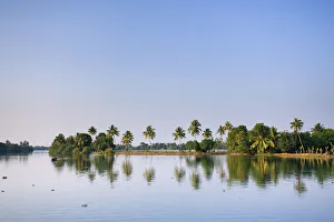 Kerala Backwaters near Allapuzha, Kerala, India