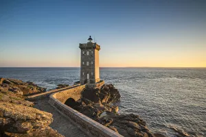 Kermorvan lighthouse. Le Conquet, Finistere, Brittany, France