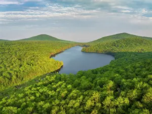 Kettle Pond Prints: Kettle Pond in summer, Groton State Forest, Vermont, USA