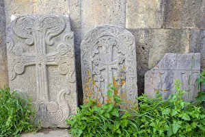 Tatev Prints: Khachars at Tatev Monastery complex, Tatev, Syunik Province, Armenia