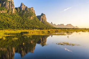 Reflects Prints: Khao Sam Roi Yot National Park, Prachuap Khiri Khan, Thailand