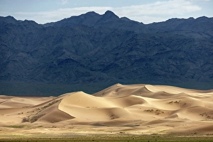 Gobi Desert Prints: The Khongor Dunes, Gobi Desert, Mongolia, Asia