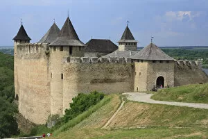 Images Dated 17th July 2008: Khotyn fortress, Dniester river, Chernivtsi oblast (province), Ukraine