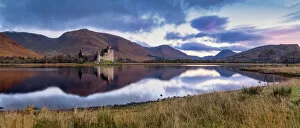 Images Dated 24th November 2021: Kilchurn Castle Reflecting in Loch Awe, Argyll & Bute, Scotland