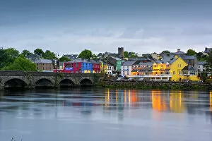 Images Dated 26th July 2022: Killorglin at river Laune, Peninsula Iveragh, County Kerry, Munster Province