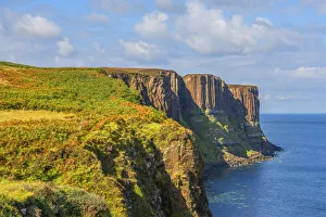 Kilt Rock Prints: Kilt rock, Culnacnoc, Isle of Skye, Inner Hebrides, Highlands, Scotland, Great Britain