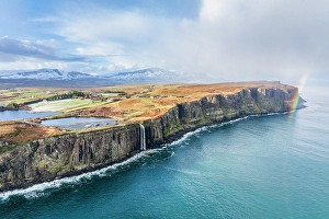 Bleak Prints: Kilt Rock Falls, Trotternish Peninsuala