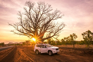 Images Dated 27th September 2016: The Kimberley, typical western australia landscape. Baobab trees