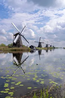 Dyke Prints: Kinderdijk windmills, South Holland, Netherlands