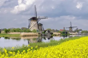 Dyke Prints: Kinderdijk windmills, South Holland, the Netherlands