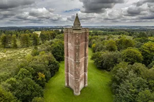 Images Dated 19th November 2020: King Alfreds Tower near Stourhead, Somerset, England. Autumn (September) 2020