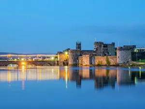 Loneliness Prints: King John's Castle at dusk, Limerick, County Limerick, Ireland