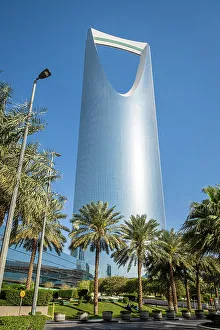Saudi Arabia Prints: Kingdom Tower, Riyadh, Saudi Arabia