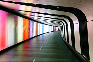 Kings Cross Prints: King's Cross Tunnel (The Rainbow Tunnel), King's Cross, London, England
