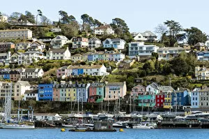 Images Dated 11th January 2017: Kingswear as seen from Dartmouth, Devon, UK