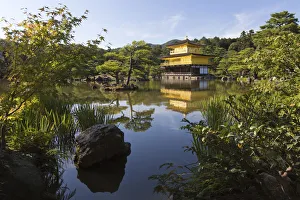 Kinkaku-Ji temple, the golden pavilion, in Kyoto, Japan