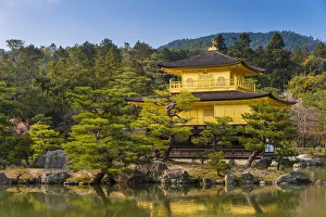 Kinkaku-ji or Temple of the Golden Pavilion, Kyoto, Japan