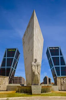Likeness Prints: Kio Towers at the Plaza De Castilla, Madrid, Spain