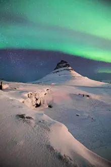 Kirkjufell Mount, Vesturland, Snaefellsness Peninsula, Iceland