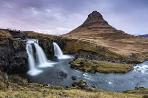 Images Dated 23rd February 2016: Kirkjufell Mountain, Snaefellsnes peninsula, Western Iceland, Europe