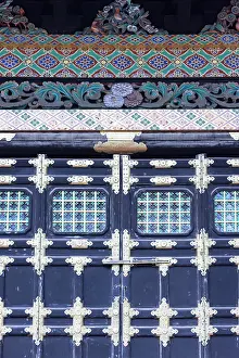 Nikko Prints: Detail on Kitoden shrine of Toshogu Temple (UNESCO World Heritage Site)