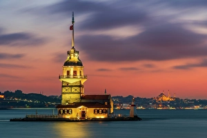 Kiz Kulesi (Maiden's Tower), Istanbul, Turkey