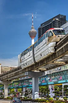 Images Dated 18th September 2018: KL Monorail train, Kuala Lumpur, Malaysia