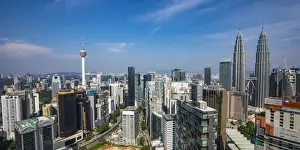 KL Tower & Petronas Towers, Kuala Lumpur, Malaysia