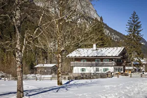 Klausbach House in the Klausbach valley near Ramsau, Upper Bavaria, Bavaria, Germany