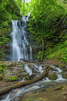Klidinger Waterfall near Bad Bertrich, Eifel, Rhineland-Palatinate, Germany