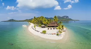 Ko Muk (Ko Mook), Trang Province, Thailand. Sivalai Beach Resort, aerial view (PR)
