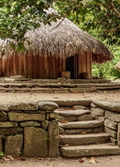 Images Dated 7th December 2018: Kogi Hut, Pueblito Chairama, Tayrona National Natural Park, Magdalena Department