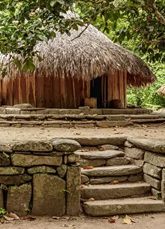 San Juan Prints: Kogi Hut, Pueblito Chairama, Tayrona National Natural Park, Magdalena Department