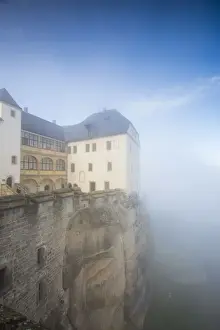 Elbe Prints: Konnigstein Fortress, Saxon Switzerland National Park, Saxony, Germany