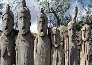 Images Dated 5th February 2009: The Konso people of southwest Ethiopia worship the sky God