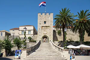 Korcula Prints: Korcula Old Town. Korcula, Dalmatia, Croatia