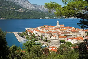 Korcula Prints: Korcula Old Town. Korcula, Dalmatia, Croatia
