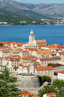 Korcula Prints: Korcula Old Town. Korcula, Dalmatia, Croatia