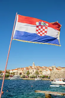Korcula Prints: Korcula Old Town. Korcula, Dalmatia, Croatia