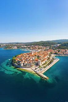 Korcula Prints: Korcula Old Town. Korcula, Dalmatia, Croatia