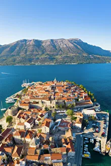 Croatia Prints: Korcula Old Town. Korcula, Dalmatia, Croatia