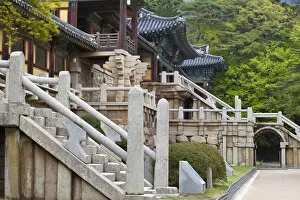 Images Dated 24th June 2011: Korea, Gyeongsangbuk-do, Gyeongju, Bulguksa Temple