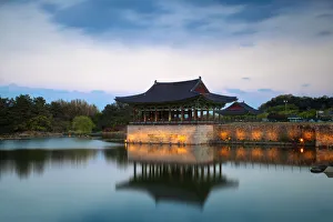 Korea, Gyeongsangbuk-do, Gyeongju, Anapji Pond