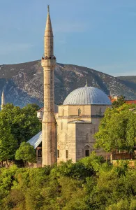 17th Century Prints: Koski Mehmed Pasha Mosque, 1619, Mostar, Bosnia