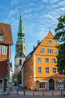 Images Dated 20th July 2022: Kreuzkirche, Ballhof Platz, Hannover, Lower Saxony, Germany