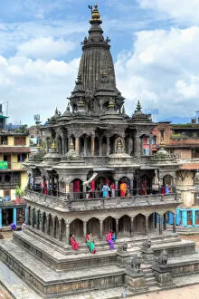 Images Dated 22nd January 2014: Krishna temple, Durbar Square, Patan, Lalitpur, Nepal