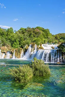 Croatia Prints: Krka National Park situated along the Krka River, Dalmatia, Croatia